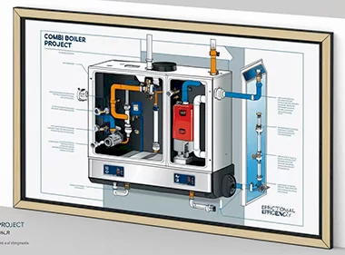 kombi dogalgaz projesi